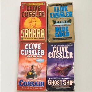 Clive Cussler Adventure Book Set